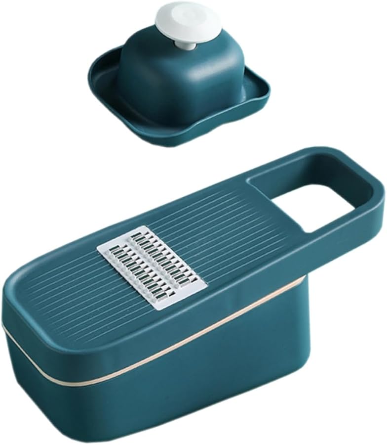 قطاعة ومبشرة الخضروات متعددة الاستخدامات مع حاوية للمطبخ - Image 1